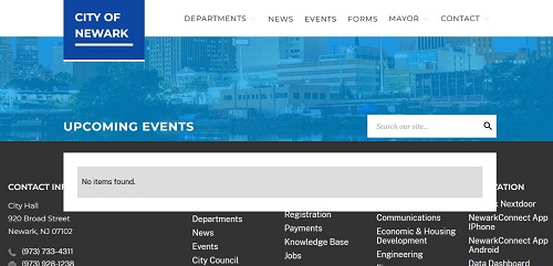 Newark No Upcoming Events