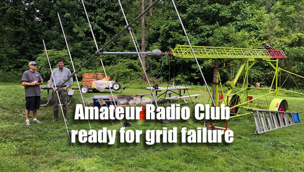 The Amateur Radio Transmitting Society of Louisville with Yagi Antenna