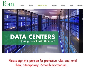 data center petition