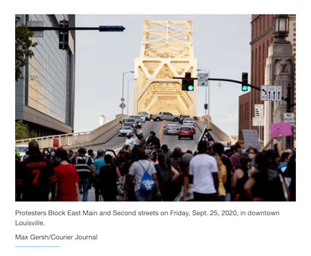 Right of Way rules no longer apply to protests in Louisville Metro