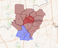 Louisville Metro Map