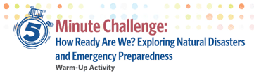 preparation for disaster