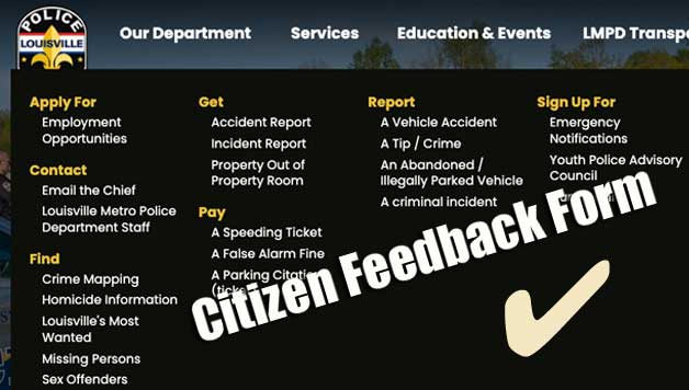 Louisville Police Website