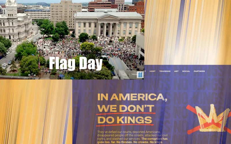 Flag day in Louisville