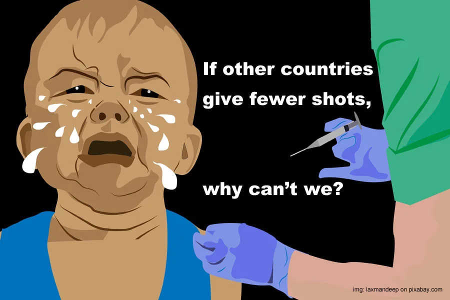 dangers from vaccinations for babies