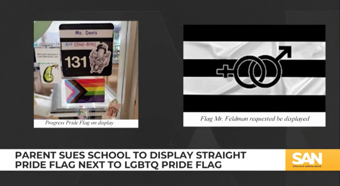 heterosexual flag design
